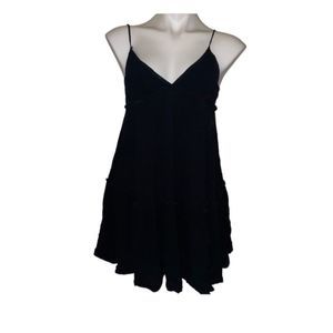 wild fable Black Spaghetti-Strap Sundress